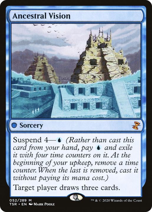 Ancestral Vision in the group Magic the Gathering / Types / Colors / Blue at Proxyprinters.com (52709)