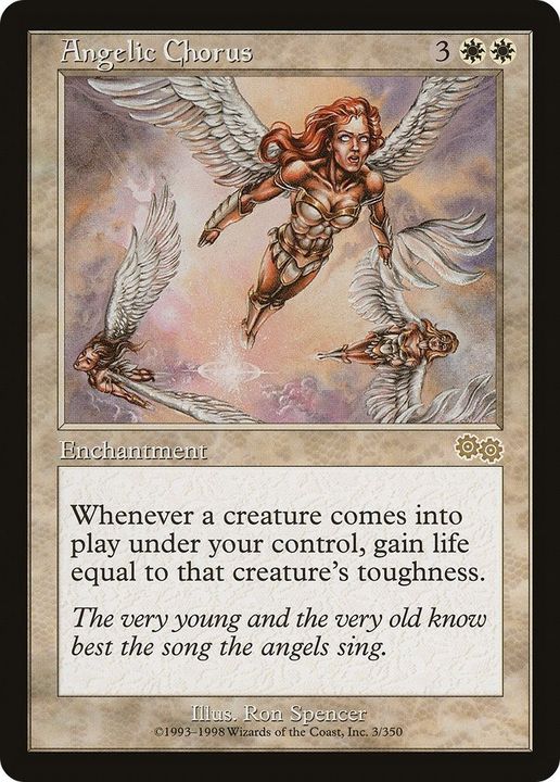 Angelic Chorus in the group Magic the Gathering / Types / Enchantment / Enchantment at Proxyprinters.com (52716)