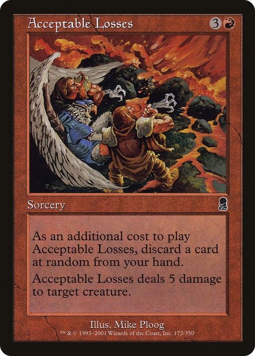 Acceptable Losses in the group Magic the Gathering / Types / Colors / Red at Proxyprinters.com (52724)