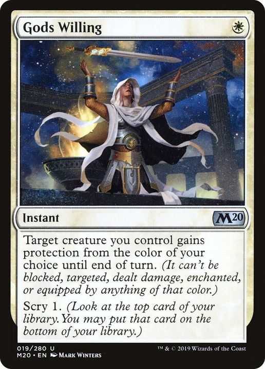 Gods Willing in the group Magic the Gathering / Types / Colors / White at Proxyprinters.com (52729)