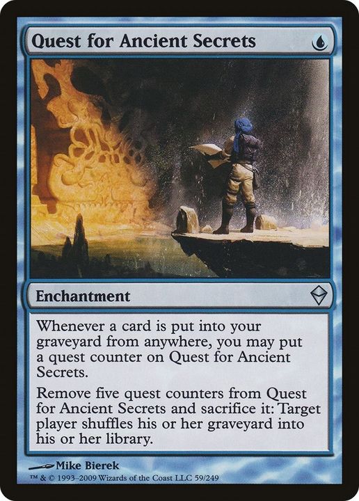 Quest for Ancient Secrets in the group Magic the Gathering / Types / Enchantment / Enchantment at Proxyprinters.com (5276)