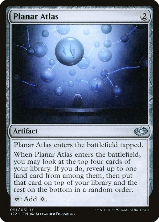 Planar Atlas in the group Magic the Gathering / Types / Artifacts / Artifact at Proxyprinters.com (52764)