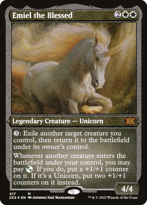 Emiel the Blessed in the group Magic the Gathering / Types / Colors / White at Proxyprinters.com (52780)