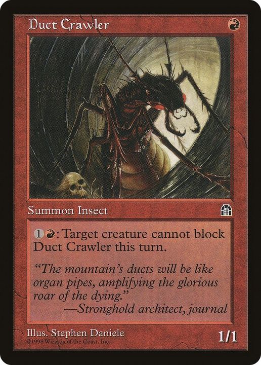 Duct Crawler in the group Magic the Gathering / Types / Colors / Red at Proxyprinters.com (52781)