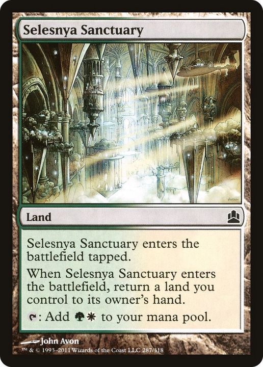 Selesnya Sanctuary in the group Magic the Gathering / Sets / Commander 2011 at Proxyprinters.com (52787)