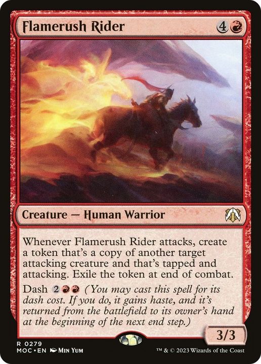 Flamerush Rider in the group Magic the Gathering / Types / Creatures / Warrior at Proxyprinters.com (5279)