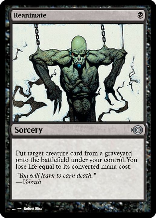 Reanimate in the group Magic the Gathering / Types / Colors / Black at Proxyprinters.com (5280)