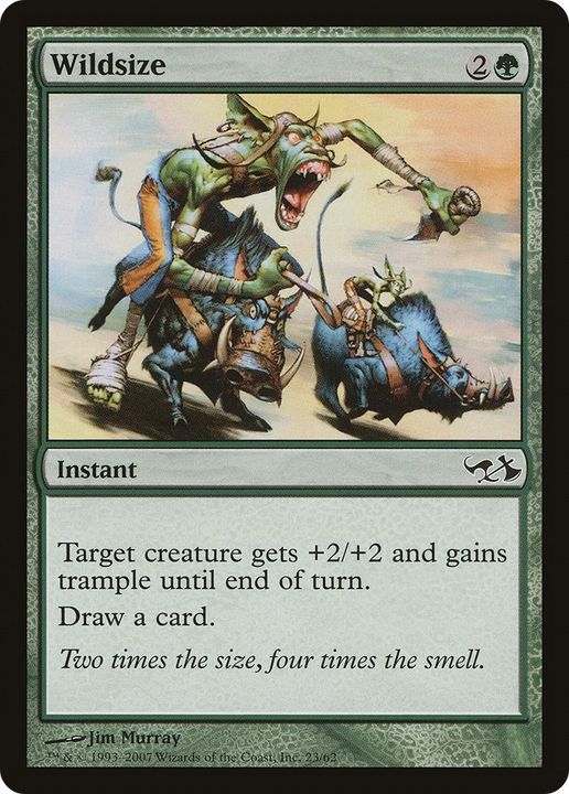 Wildsize in the group Magic the Gathering / Types / Colors / Green at Proxyprinters.com (52807)