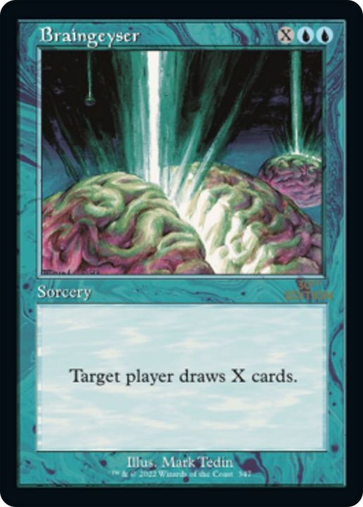 Braingeyser in the group Magic the Gathering / Sets / 30th Anniversary Edition at Proxyprinters.com (52823)