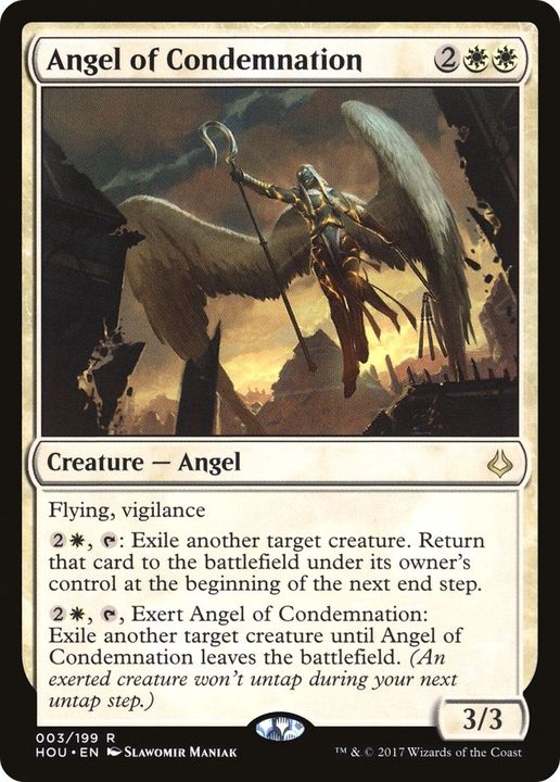 Angel of Condemnation in the group Magic the Gathering / Types / Colors / White at Proxyprinters.com (52848)