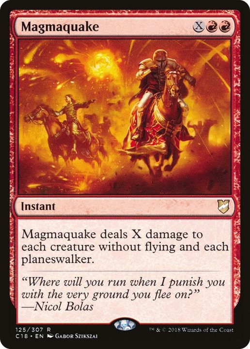 Magmaquake in the group Magic the Gathering / Types / Colors / Red at Proxyprinters.com (52852)