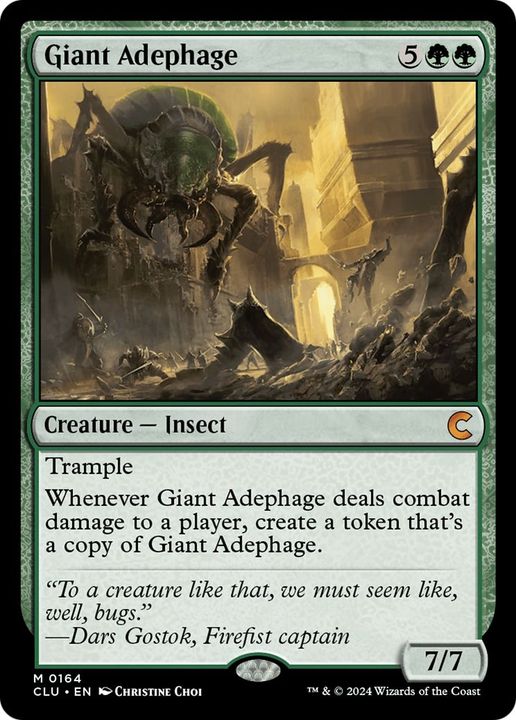 Giant Adephage in the group Magic the Gathering / Sets / Regional Championship Qualifiers 2022 at Proxyprinters.com (52889)