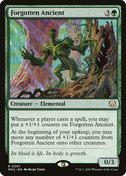 Forgotten Ancient in the group Magic the Gathering / Types / Colors / Green at Proxyprinters.com (52899)