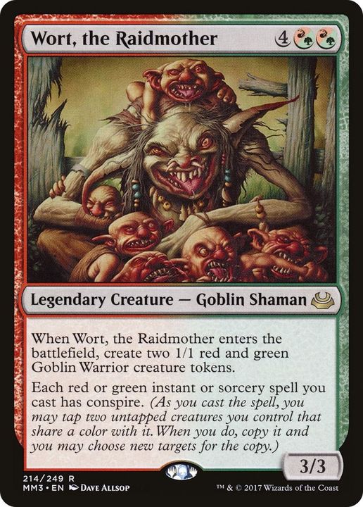 Wort, the Raidmother in the group Magic the Gathering / Types / Colors / Multicolors / G, R at Proxyprinters.com (52909)