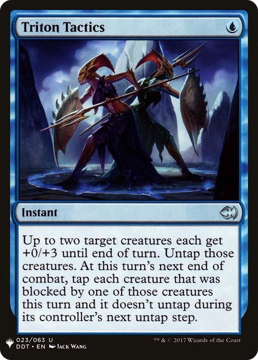 Triton Tactics in the group Magic the Gathering / Types / Colors / Blue at Proxyprinters.com (52910)