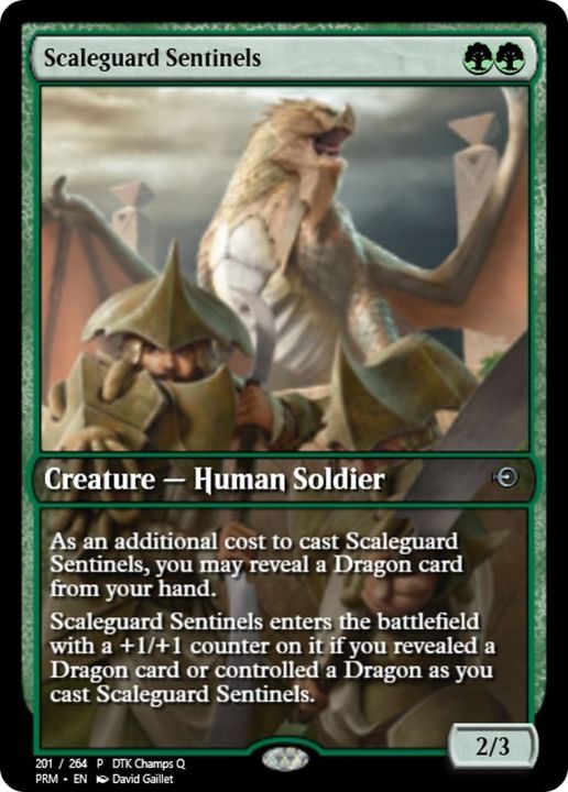 Scaleguard Sentinels in the group Magic the Gathering / Types / Creatures / Human at Proxyprinters.com (5297)