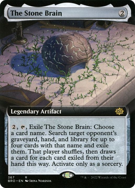 The Stone Brain in the group Magic the Gathering / Types / Artifacts / Legendary Artifact at Proxyprinters.com (52978)