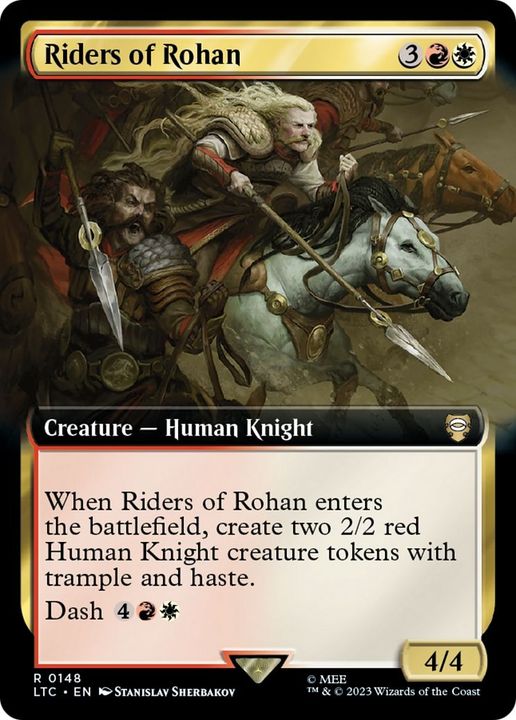 Riders of Rohan in the group Magic the Gathering / Types / Colors / Multicolors / R, W at Proxyprinters.com (52997)