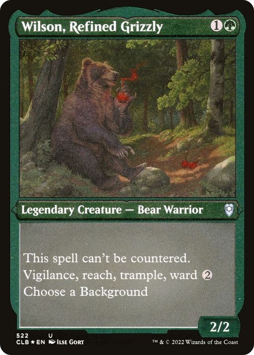 Wilson, Refined Grizzly in the group Magic the Gathering / Sets / Commander Legends: Battle for Baldur's Gate at Proxyprinters.com (53001)