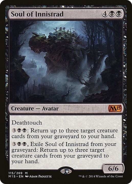 Soul of Innistrad in the group Magic the Gathering / Types / Colors / Black at Proxyprinters.com (53009)