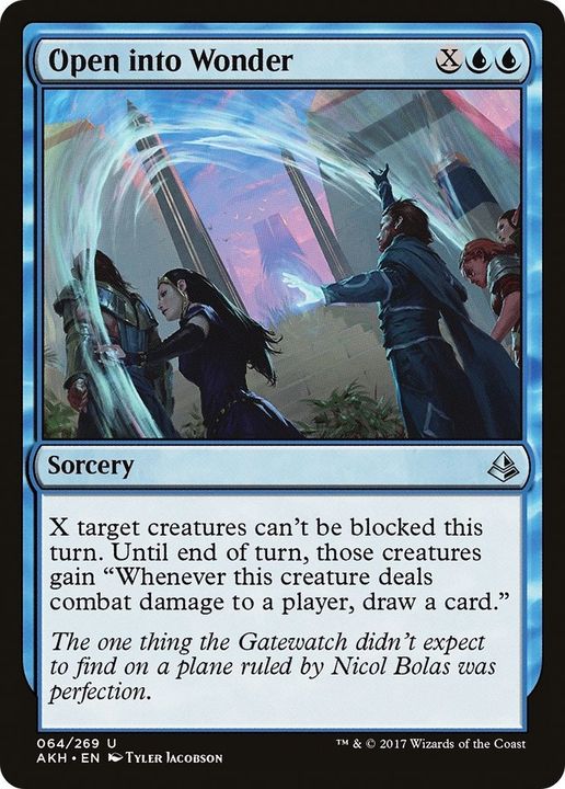 Open into Wonder in the group Magic the Gathering / Types / Colors / Blue at Proxyprinters.com (5303)