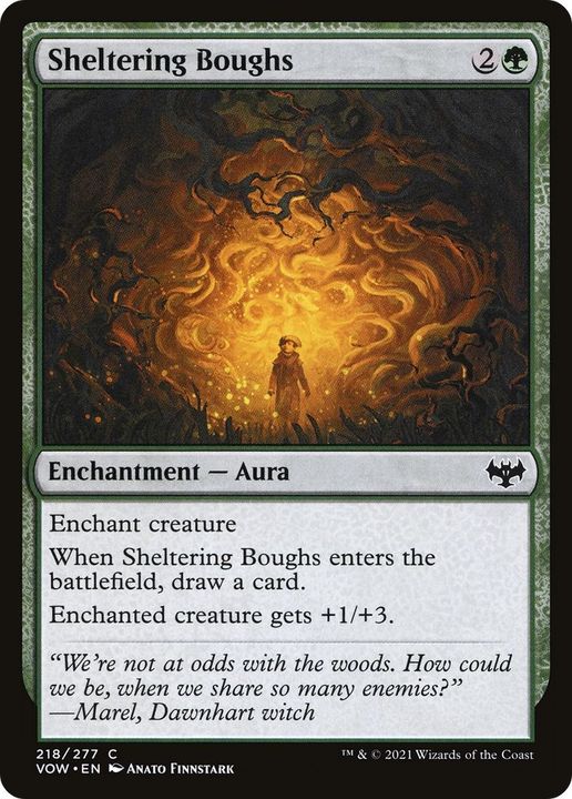 Sheltering Boughs in the group Magic the Gathering / Types / Colors / Green at Proxyprinters.com (53047)