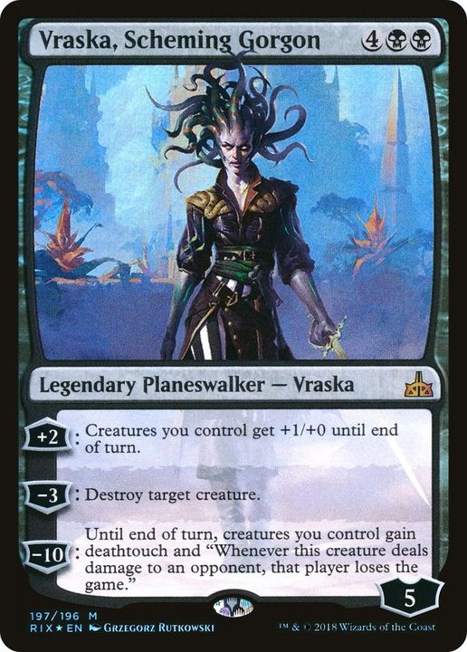 Vraska, Scheming Gorgon in the group Magic the Gathering / Types / Colors / Black at Proxyprinters.com (53057)