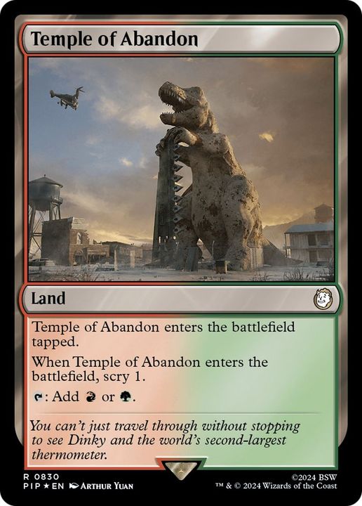 Temple of Abandon in the group Magic the Gathering / Types / Colors / Colorless at Proxyprinters.com (53080)