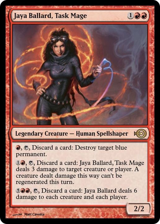 Jaya Ballard, Task Mage in the group Magic the Gathering / Types / Creatures / Human at Proxyprinters.com (53086)