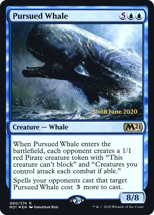 Pursued Whale in the group Magic the Gathering / Types / Colors / Blue at Proxyprinters.com (53094)