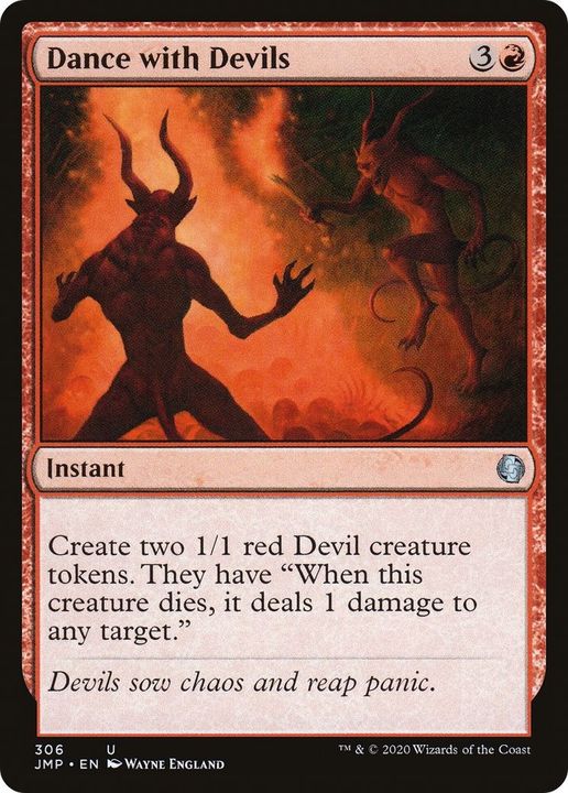 Dance with Devils in the group Magic the Gathering / Types / Colors / Red at Proxyprinters.com (53101)