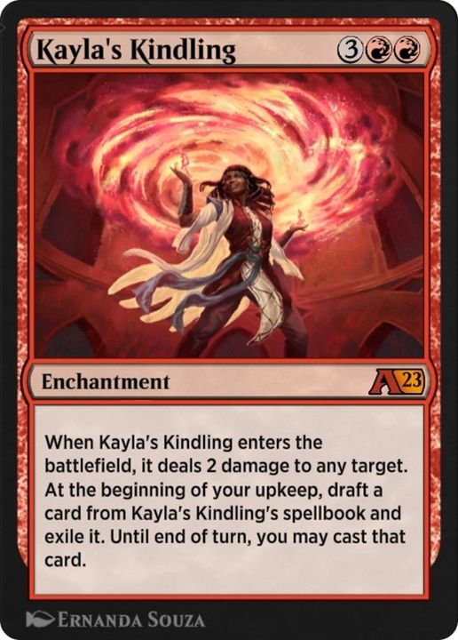 Kayla's Kindling in the group Magic the Gathering / Sets / Alchemy: The Brothers' War at Proxyprinters.com (53108)