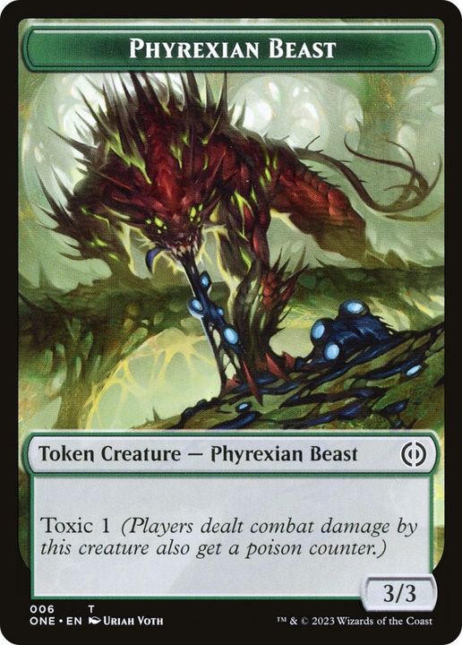 Phyrexian Beast in the group Magic the Gathering / Types / Colors / Green at Proxyprinters.com (53114)