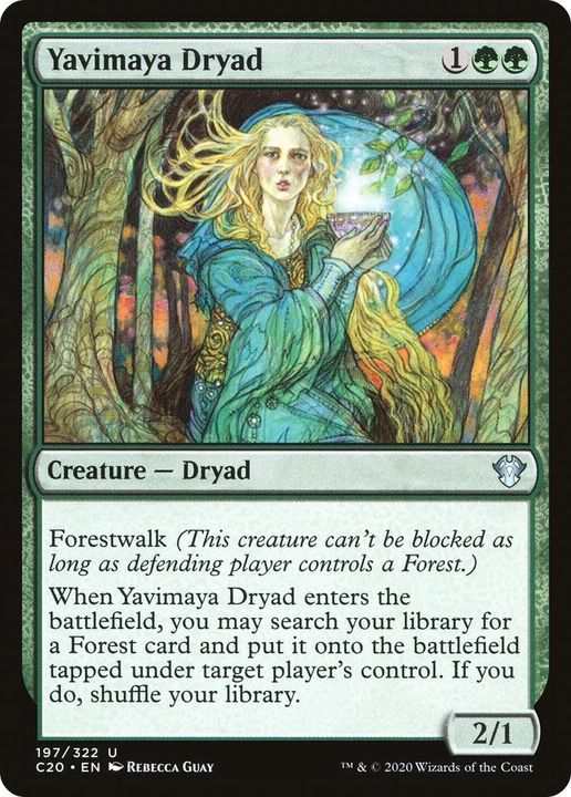 Yavimaya Dryad in the group Magic the Gathering / Types / Colors / Green at Proxyprinters.com (53117)