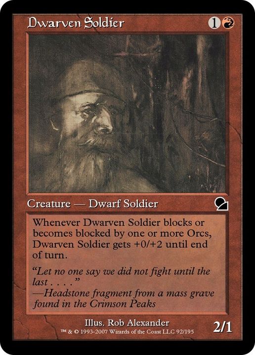 Dwarven Soldier in the group Advanced search at Proxyprinters.com (5312)