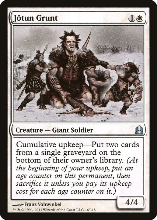 Jötun Grunt in the group Magic the Gathering / Types / Colors / White at Proxyprinters.com (53132)