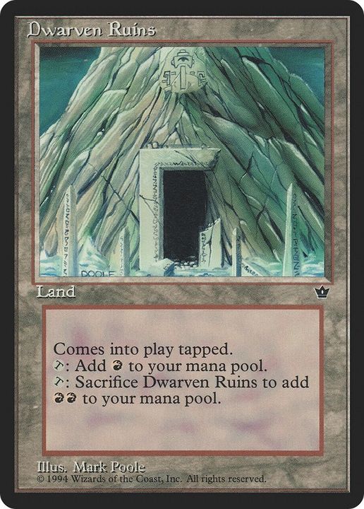 Dwarven Ruins in the group Magic the Gathering / Types / Colors / Colorless at Proxyprinters.com (5314)