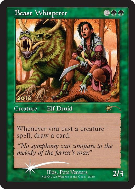 Beast Whisperer in the group Magic the Gathering / Sets / 30th Anniversary Play Promos at Proxyprinters.com (53149)