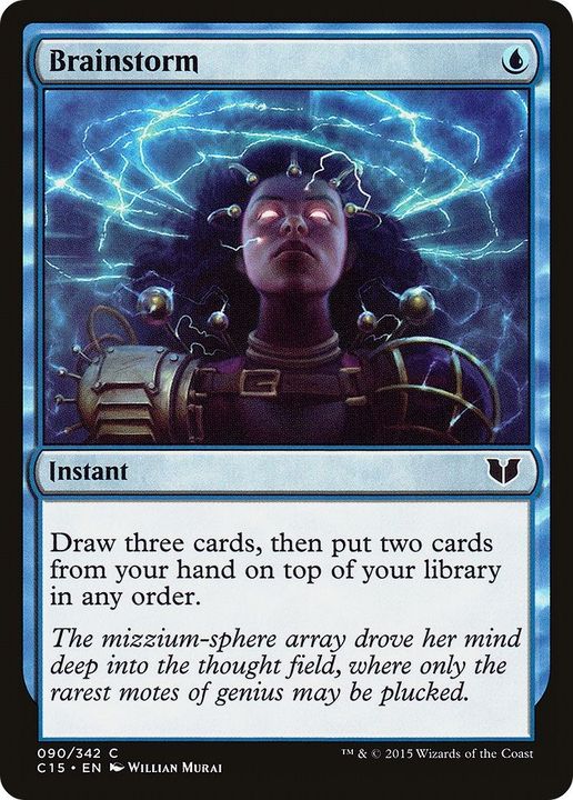 Brainstorm in the group Magic the Gathering / Types / Colors / Blue at Proxyprinters.com (53153)