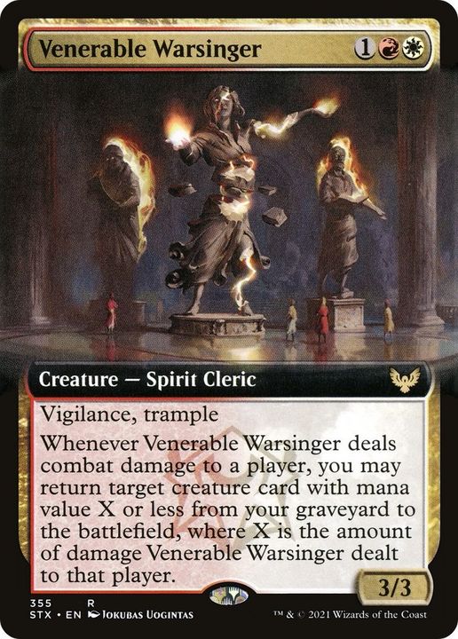 Venerable Warsinger in the group Magic the Gathering / Types / Colors / Multicolors / R, W at Proxyprinters.com (53185)