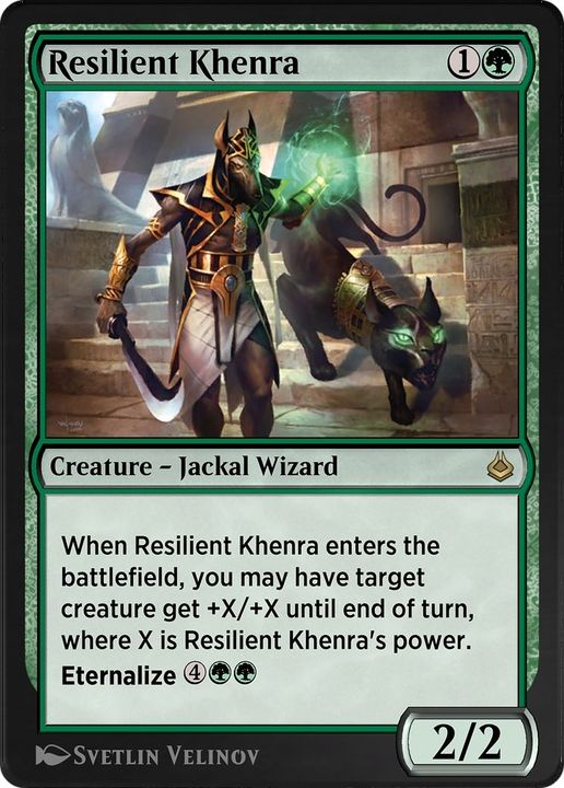 Resilient Khenra in the group Magic the Gathering / Types / Creatures / Wizard at Proxyprinters.com (5332)