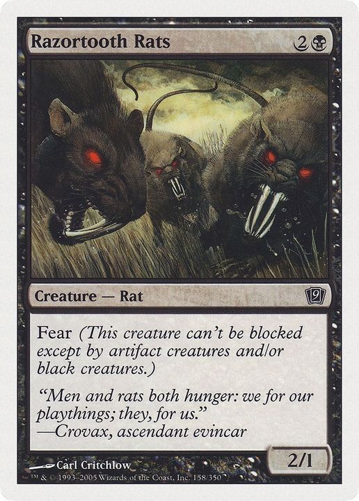 Razortooth Rats in the group Magic the Gathering / Sets / Ninth Edition at Proxyprinters.com (53415)