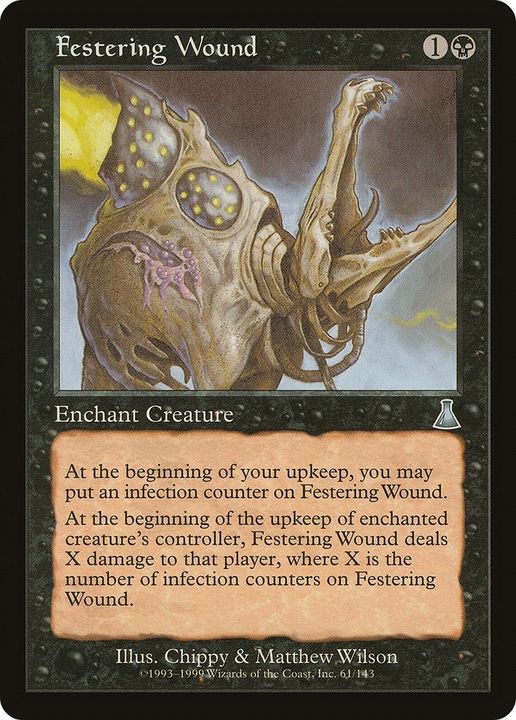 Festering Wound in the group Magic the Gathering / Types / Colors / Black at Proxyprinters.com (53428)