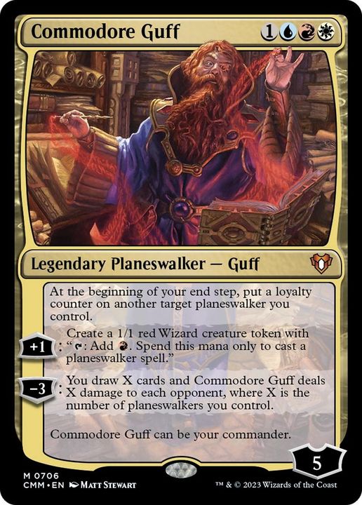 Commodore Guff in the group Magic the Gathering / Types / Colors / Multicolors / R, U, W at Proxyprinters.com (53437)