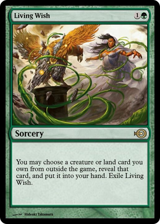 Living Wish in the group Magic the Gathering / Types / Colors / Green at Proxyprinters.com (53441)