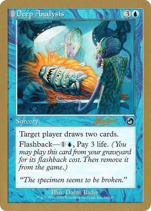 Deep Analysis in the group Magic the Gathering / Sets / World Championship Decks 2002 at Proxyprinters.com (53442)