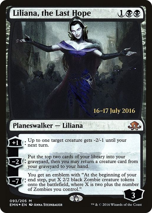 Liliana, the Last Hope in the group Magic the Gathering / Types / Colors / Black at Proxyprinters.com (53466)