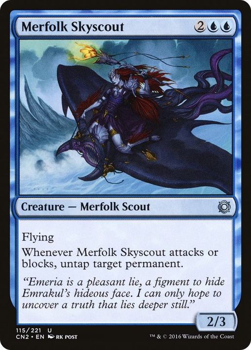 Merfolk Skyscout in the group Magic the Gathering / Types / Colors / Blue at Proxyprinters.com (53470)