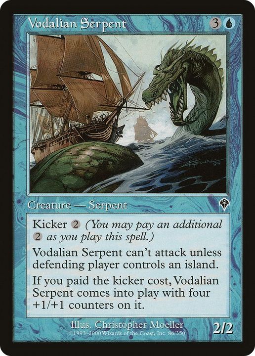 Vodalian Serpent in the group Magic the Gathering / Types / Colors / Blue at Proxyprinters.com (53471)