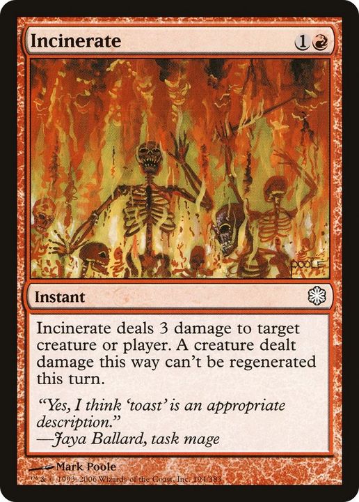 Incinerate in the group Magic the Gathering / Types / Colors / Red at Proxyprinters.com (53485)